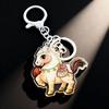 Tecknad Söt Hästberlock Nyckelring Väskhänge Hängande Dekoration Bilnyckelring 2026 Hästens År Lycklig Gåva