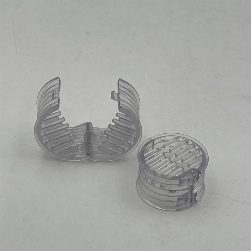 Transparent Small Ponytail Holder Hair Clip Set with Two Sizes Lightweight Comfortable for Women Girls Daily Use