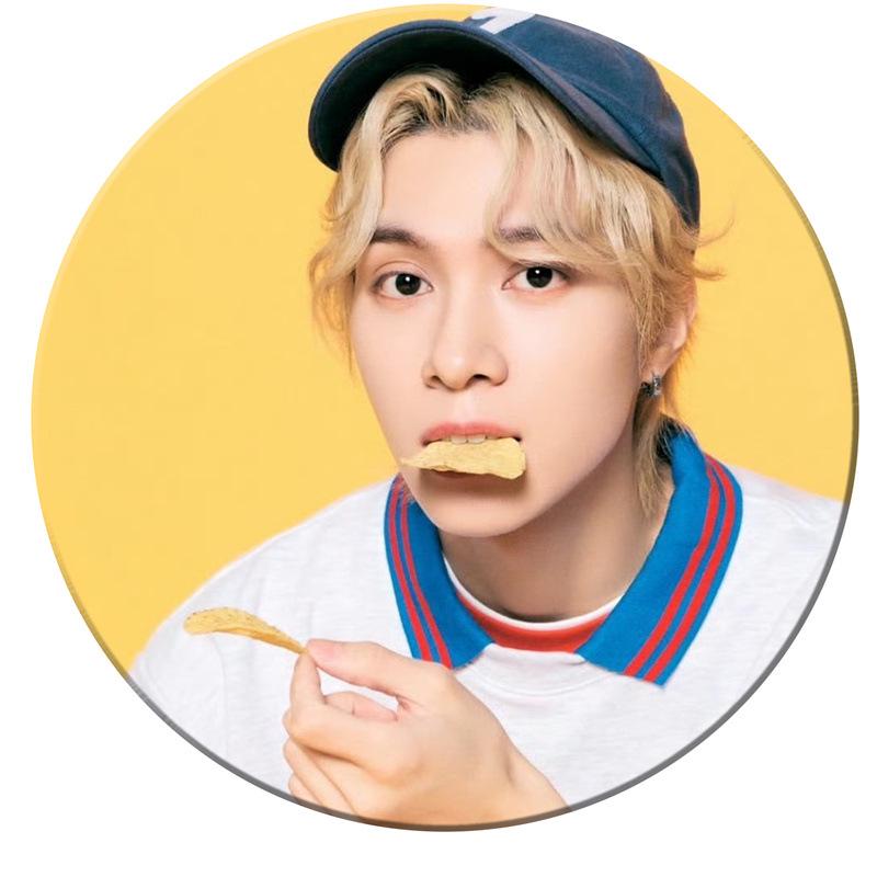 WAYV 2025 Calendar Mirror Keychain Pendant and Tinplate Star Badges Set