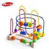Multifunctional Wooden Early Education Maze and Bead Box for Children Ages 1-3