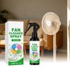 Lüfterreiniger Spray 120ML Hilft Staub Schmutz und Bakterien zu entfernen Geeignet für Standventilatoren Deckenventilatoren und Haushaltsgeräte Reinigerlösung