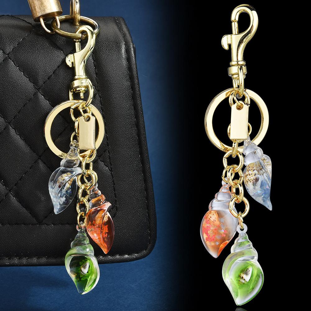 Creative Girl Heart Conch Keychain