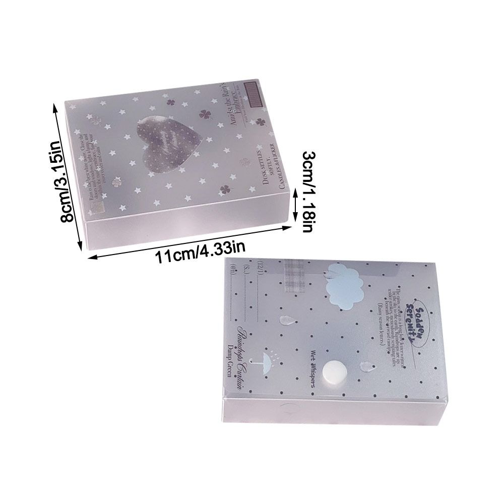 Jewelry Container Storage Box Frosted Texture Cards Box Cute Collection Box  for Storing Jewelry