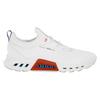 Waterproof Golf Shoes Biom C4 BLUE cm 3E [Echo] Men's Lace-Up WHITE/MAZARINE 25.5