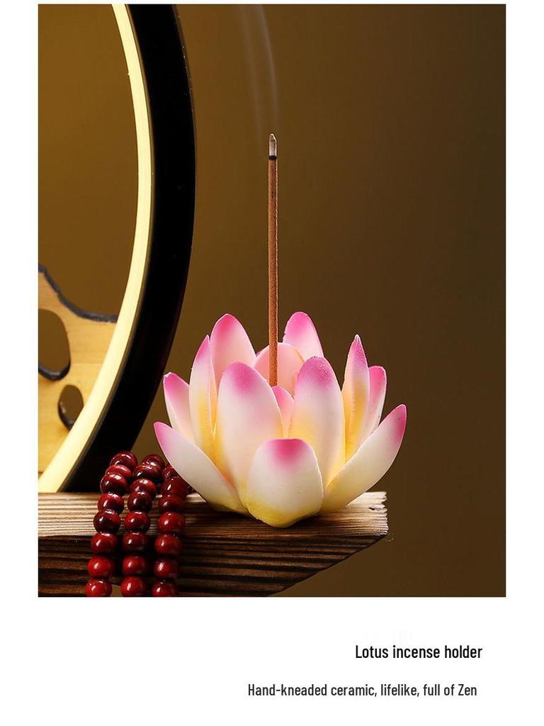Chinese Style Backflow Incense Burner - Pine Design for Home & Office Décor
