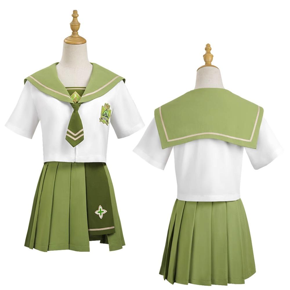 Game Naxida Doujin Peripheral Sailor Suit Grass God Derived Cosplay Suit JK Uniform Japanese Spring/summer Student Suit