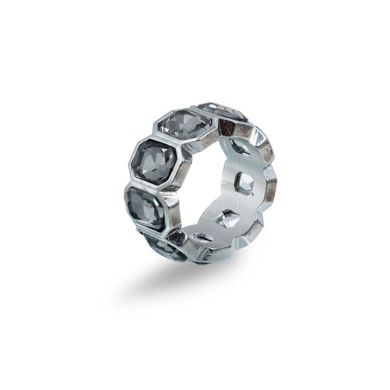 Minimalist Rhinestone Open Ring For Women Korean Fashion Geometry Adjustable Knuckle Ring Party Jewelry Lady Gift