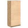 Vidaxl Kleiderschrank, Artisan Eiche, 80x52x180 cm, Holzwerkstoff