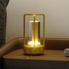 LUTW Kabellose Tisch-Umgebungslicht 5000mAh 3 Farben Stufenlos Speicher Touch LED Schreibtisch Stilvolles Interieur Nacht Perfekt für oder als Goldene Lampe, Beleuchtung, Batterie,