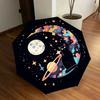 1pc Space Cat Adventure Umbrella with Plastic Handle,Suitable for All Seasons Home Travel Outdoor UmbrellaDD1412