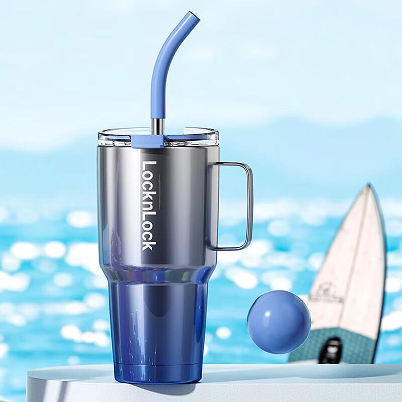 

LOCK&LOCK Dual-Drink 800ml Insulated Tumbler