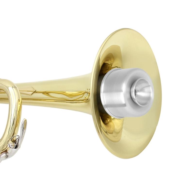 Aluminum Alloy Trumpet Mute Silencers Noise Reduction Practice Mute Muffler Portable Silencers Trumpet Accessories