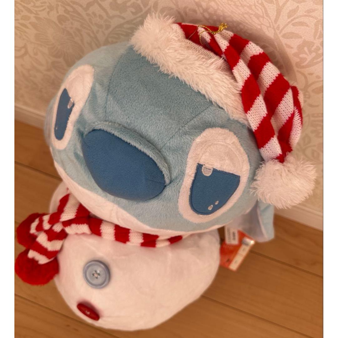 Unused Stored Item Disney Stitch Plush Toy Snowman Height Approx. 40cm