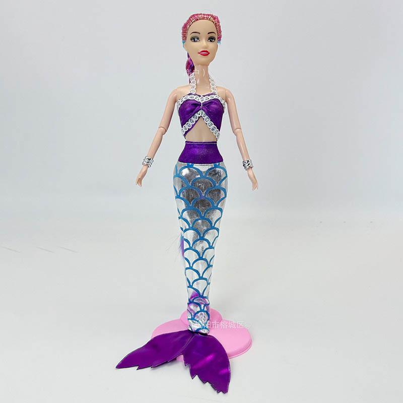 1/6 Beautiful Mermaid Princess Fairy Doll Toys 30CM Mermaid Princess Joints Movable Fashion Fishtail Dress DIY Dress-up Toys