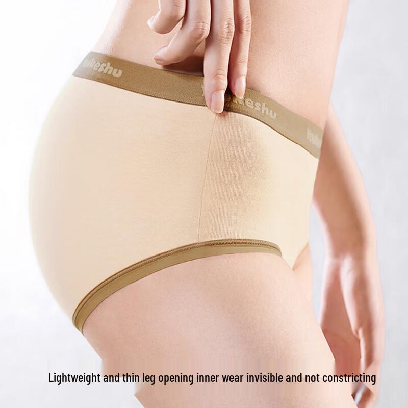 Youkeshu Women's Antibacterial Cotton Underwear 3-Pack