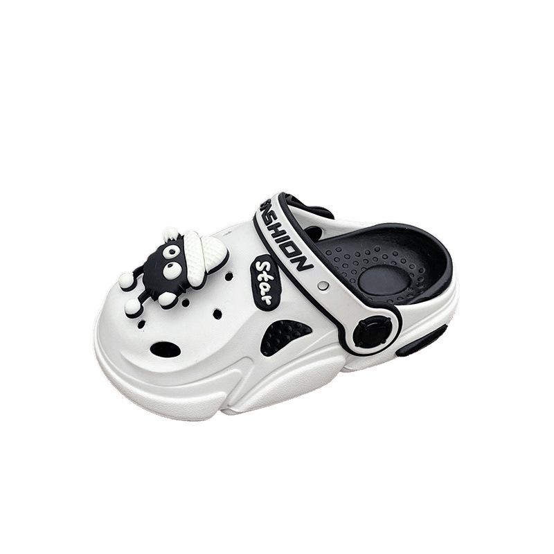 Chlapecké a dívčí cool pantofle dětské dírkové boty protikolizní a protiskluzové domácí plážové boty