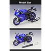 Welly 1/12 Yamaha YZF-R6 Alloy Racing Motorcycle Model Diecast Metal Street Sports Motorbike Model Collection Childrens Toy Gift
