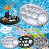 Inflatable Drinks Holder Pool Beer Drinks Holder Multifunctional Floating Cup Holder PVC Blow Up Cup Coasters for Beach Time Spa