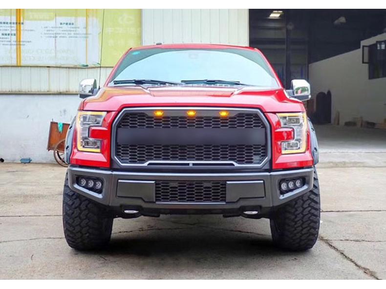 Fits 2015-2017 Ford F150 for Raptor Style Front Bumper Modification