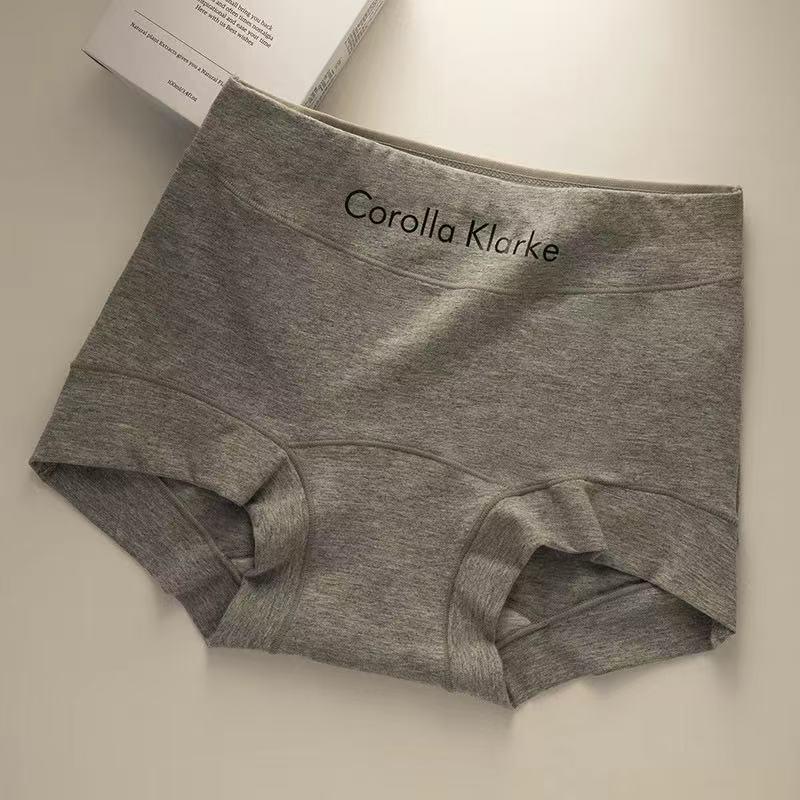 

Women s Plus Size High Waist Cotton Panties - Tummy Control & Butt Lifting Boxer Briefs L (100-120 Jin) сірий колір