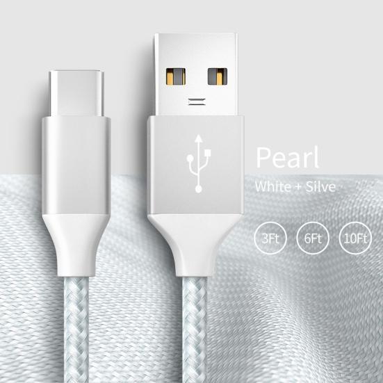 Cellphone Charging Cord High Durability Anti-winding Stable Output Extra-Long Overcharging Protection Fast Charging