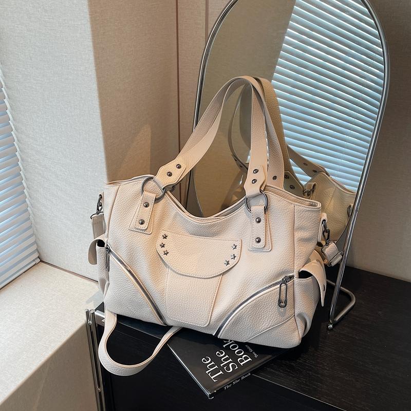Quality Shoulder Crossbody Hobo Bags For Women Pure Color Multi Pockets Large Capacity Shopper Totes 2026 New Designer Handbags