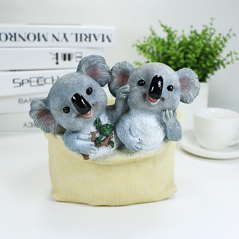 Suport creativ pentru ochelari Koala: Ornament din rășină pentru birou sau cadou"