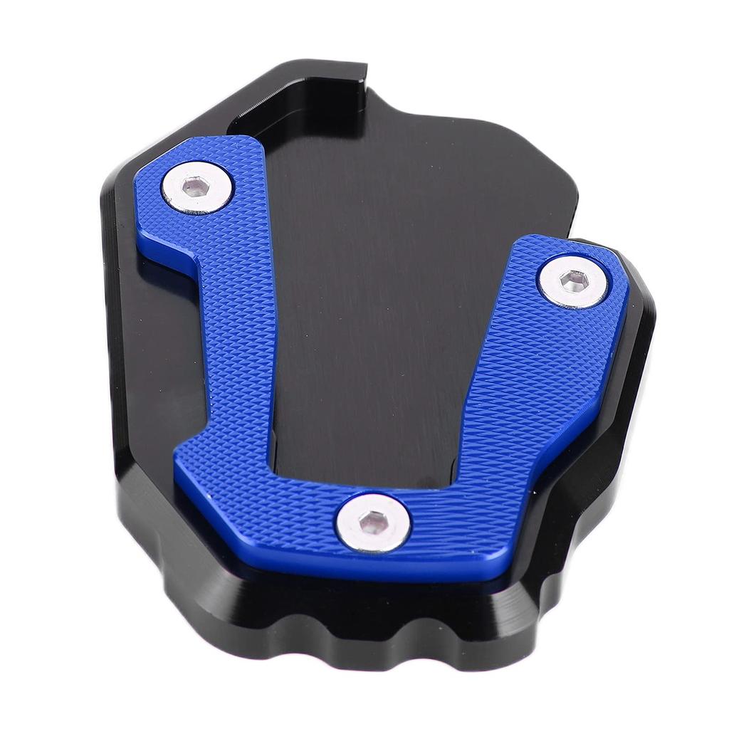 Motorcycle Kickstand Extension Stand Support Plate Aluminum Alloy Replacement CRF1100L Africa Twin 2019-2021 (Blue)