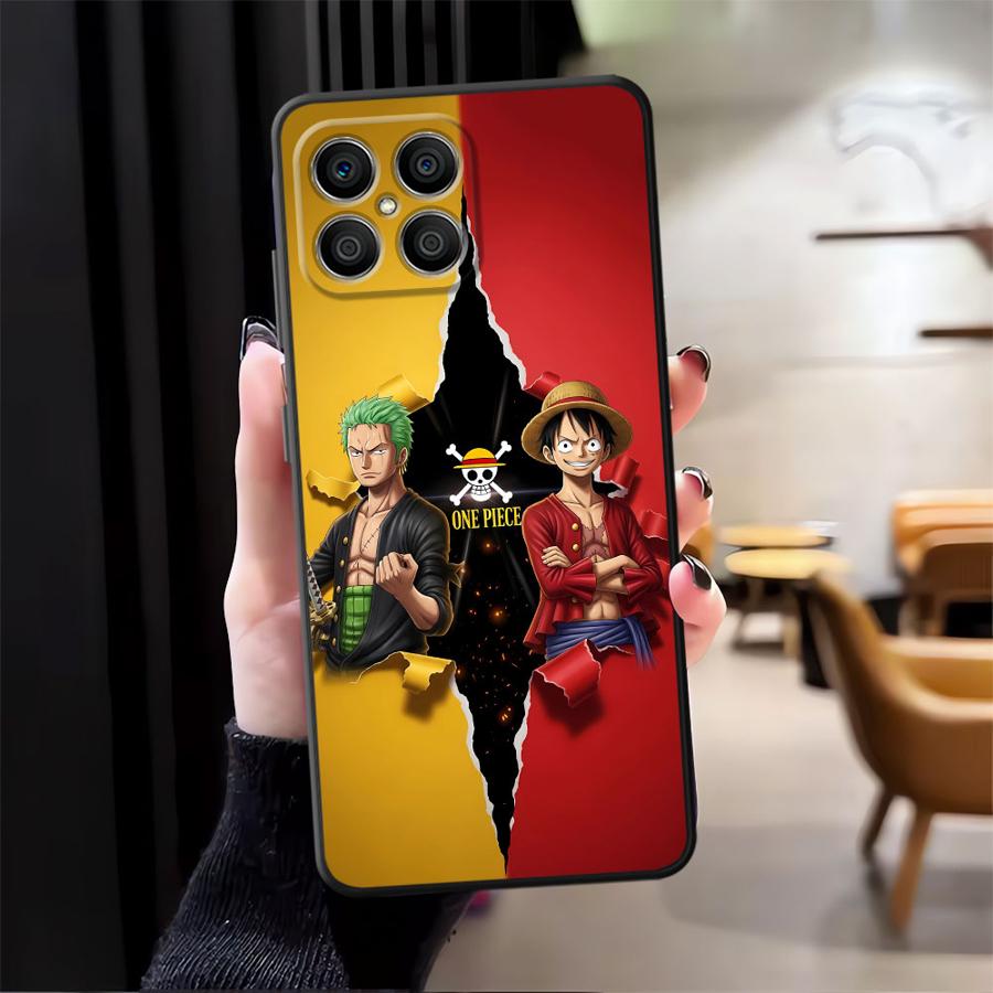 Case for Honor 8X X6 90 X9a Magic5Lite X8 X5b 70 X7 200 400 Lite Funda Phone Cover One Piece Fashion Luffy Zoro