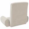 Adjustable Floor Stool Oatmeal Coarse Velvet