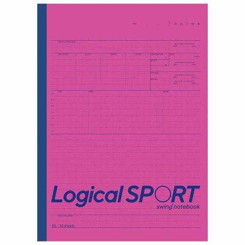 

Nakabayashi Logical Sports Note B5 Pink No-B590AP