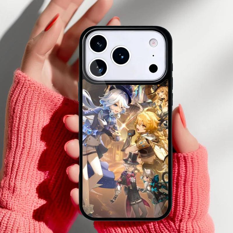 Hot Genshin Impact Game Phone Case for iPhone 17 16 15 14 13 Pro Max Back Cover for 12 11 Pro Coque