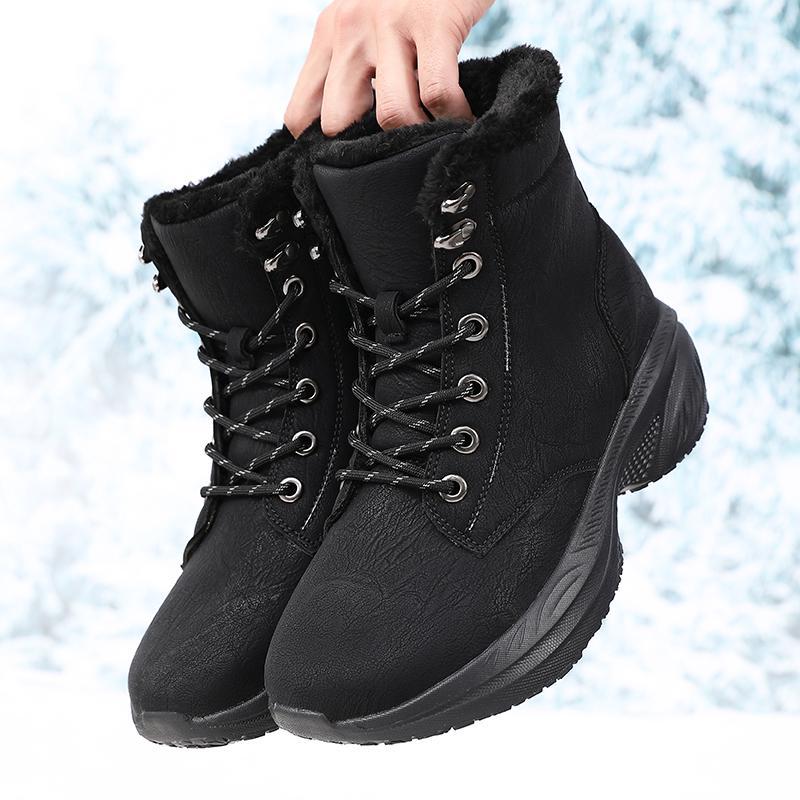 

Platform Wheels Women s Snow Boots Leather Casual Shoes Elegant Men s Shoes Winter Waterproof Shoe Warm and Non Slip designer 36