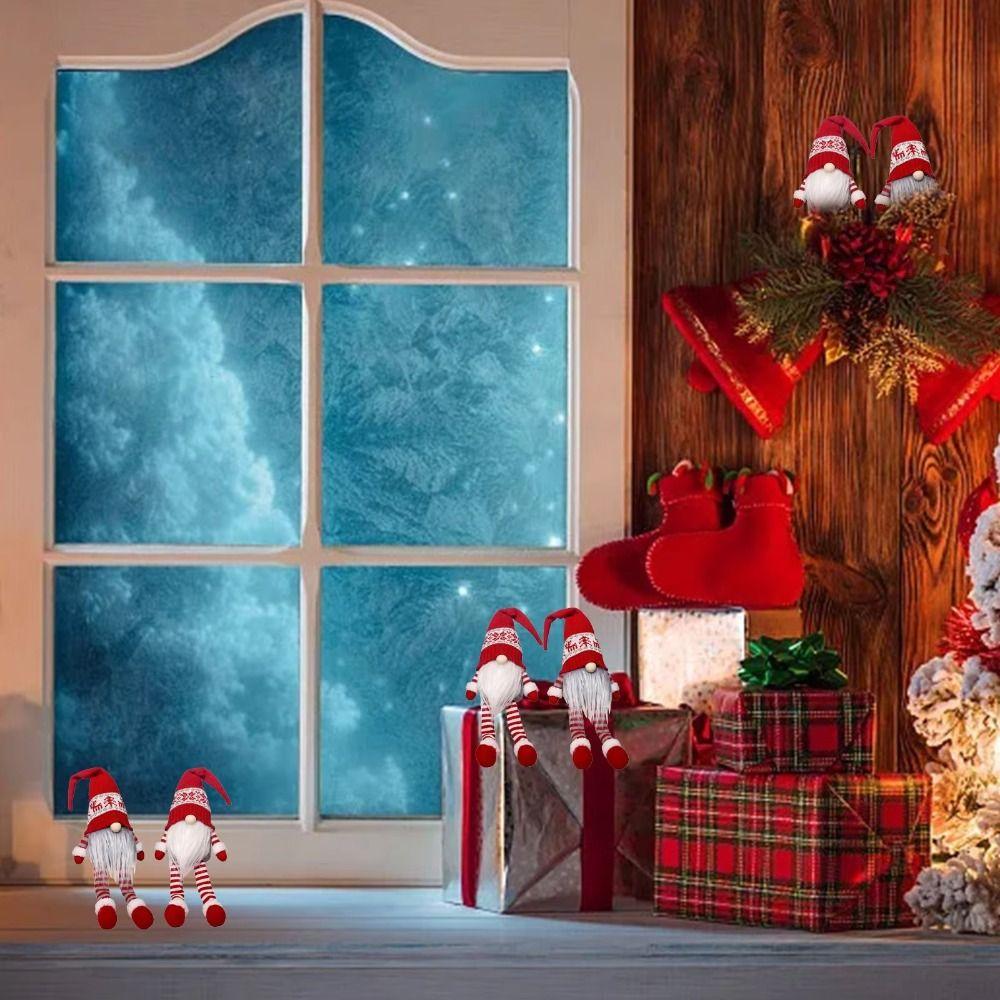 Mini Christmas Faceless Gnome Doll Kawaii Long Old Man Doll Handmade Christmas Gnome Christmas