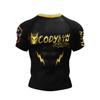 Personal Popular Design Sublimation Short Sleeve Black No Gi BJJ Jiu Jitsu Rashguard Fight BJJ Mma Rash Guard Shirts For Men