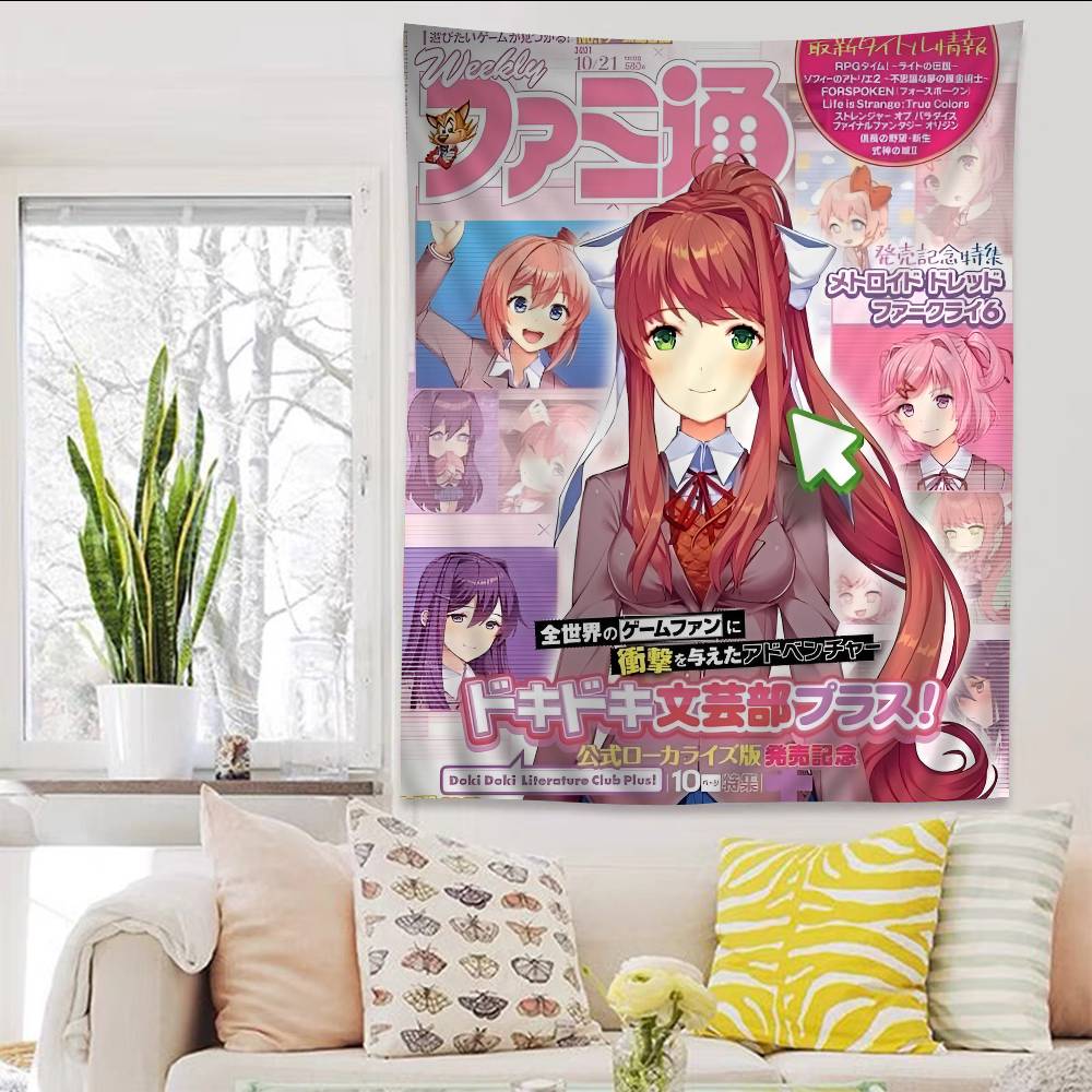 Doki DDoki LLiteratuare DIY Wall Tapestry for Living Room Home Dorm Decor Wall Art Decor