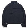 NOMANUAL Padded Nylon Trucker Jacket   Black