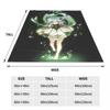 Kawaii Nahida Blankets Genshin Impact Anime Flannel Novelty Breathable Throw Blankets for Home Decoration