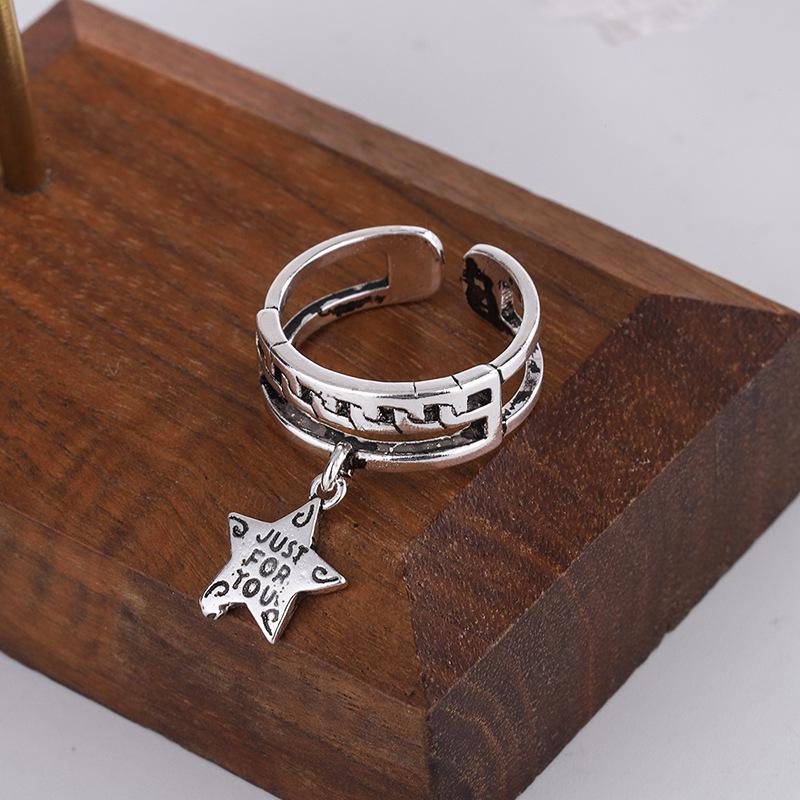 

Чоловічий срібний перстень S925 на вказівний палець - Трендовий нішевий стиль, натхненний інтернет-знаменитостями, простий, але висококласний.