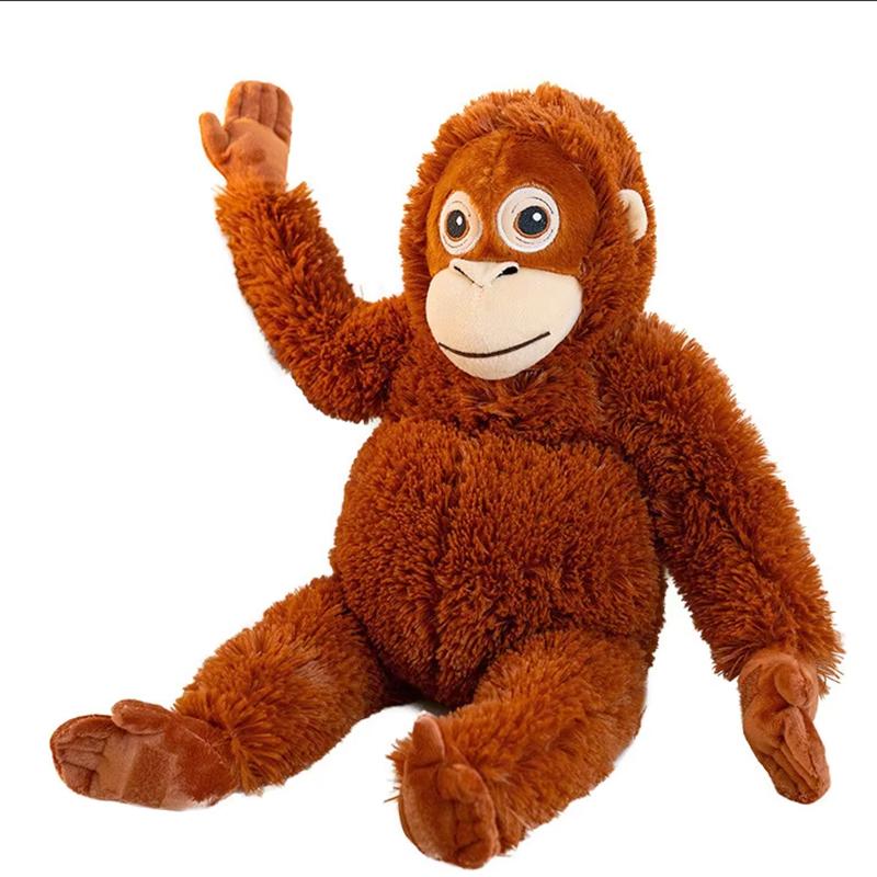 

Latest Kawai Animation Gorilla Plush Plaything Chimpanzees Monkey Plush Stuffed Doll Backpack Car Bag Room Decor Kid Gift