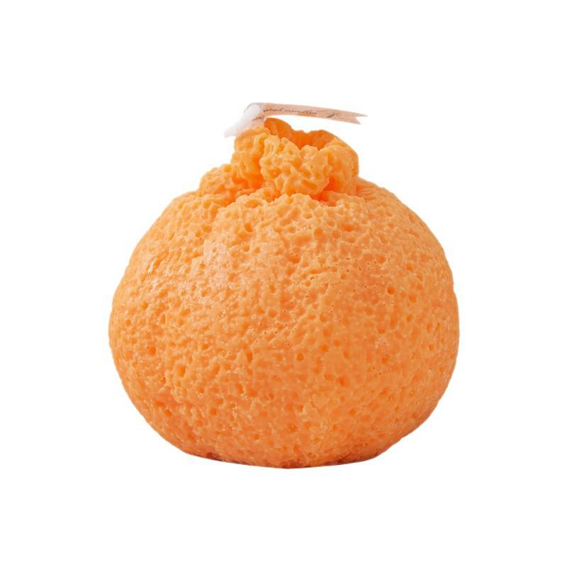 Creative Ugly Orange Scented Candle Fruit Shaped Candle Wedding Souvenir Photo Props Decoration Small orange