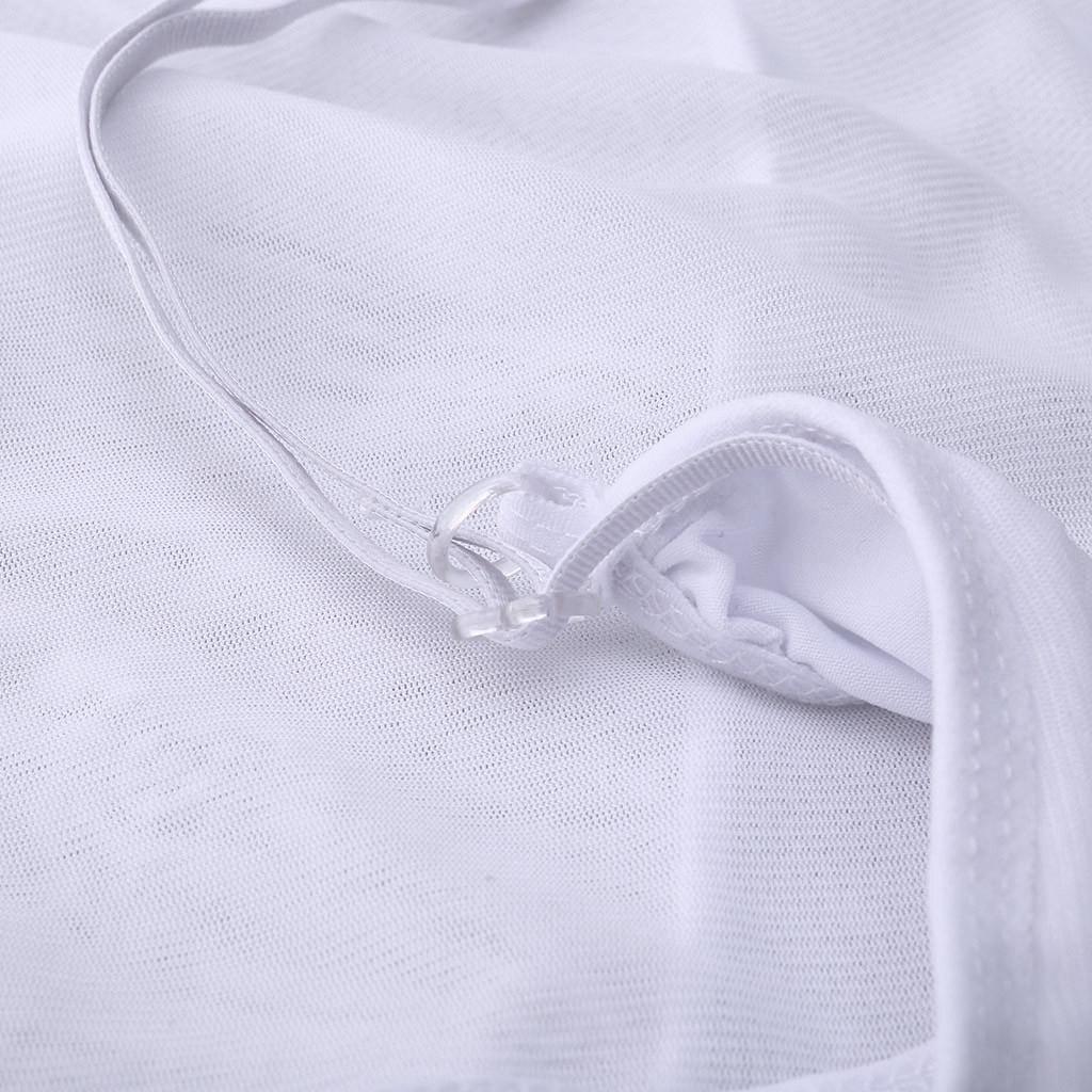 Women Lingerie Set White Bustier Corset Sexy Girdle Waist Cincher With Thong Sexy Perspective White Erotic Underwear Baby Doll