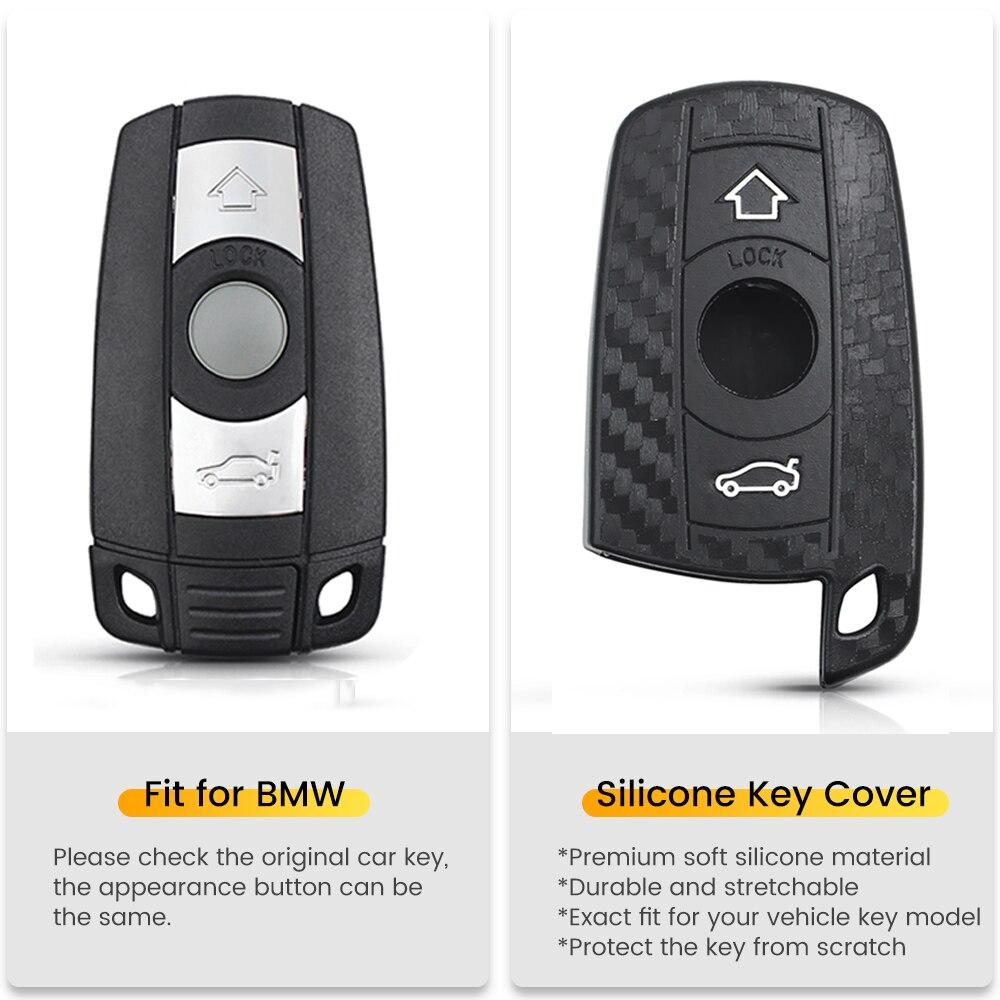 Auto Schlüssel Hülle für BMW X1 X5 3 5 Series E90 E91 E92 E60 Etui Schutzhülle Auto Schlüssel Hülle für BMW X1 X5 3 5 Series E90 E91 E92 E60 Etui Schutzhülle