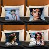 CConans Gray Wishbones Pillow Case Plush Pillow Cases Home Decoration Pillow Cover for Sofa Bed Chair Living Room