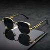 Moda Retro Punk Steam Style Okulary przeciwsłoneczne Kwadratowa Metalowa Oprawka Męskie i Damskie Okulary Przeciwsłoneczne Party Ozdobne Okulary