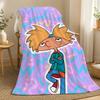 Coperta in flanella per divano, letto, ufficio, Hey Arnold Cartoon, 240g, coperta regalo squisita