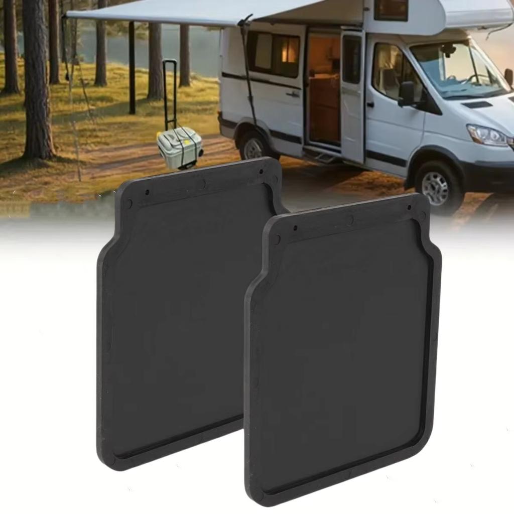 2 Stück Schmutzfänger Wohnwagen Anhänger Spritzschutz Spritzlappen für Wohnmobil Universeller Schmutzfänger Langlebiges Wohnmobil Zubehör 23x20cmGutes Produkt