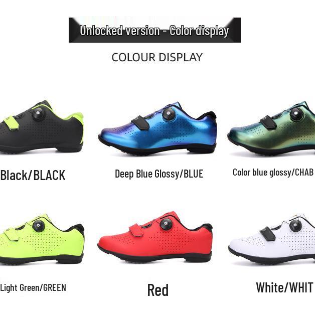 Spring/Summer Men's & Women's Clipless Mountain & Road Cycling Shoes with Hard, Wide Soles
