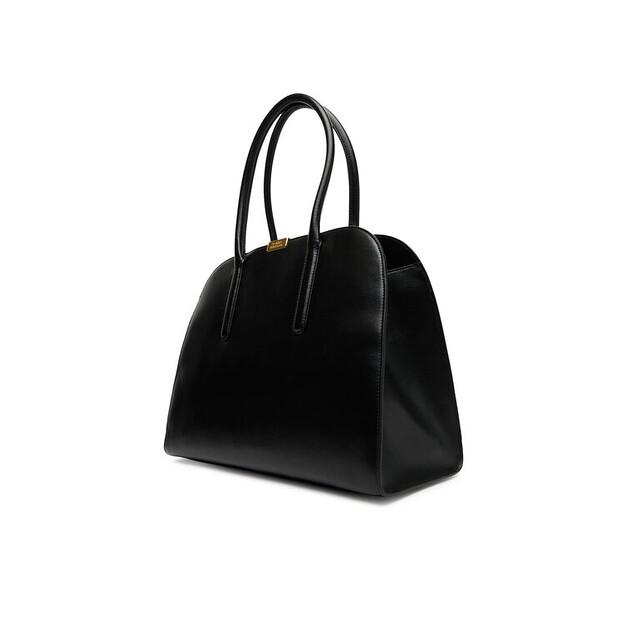 Bag Tommy Hilfiger Tommy Hilfiger Iconic Leather Tote AW0AW18206 Black