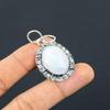 Daughters Day Deal Sterling Silver Rainbow Moonstone Gemstone Bezel New Pendant